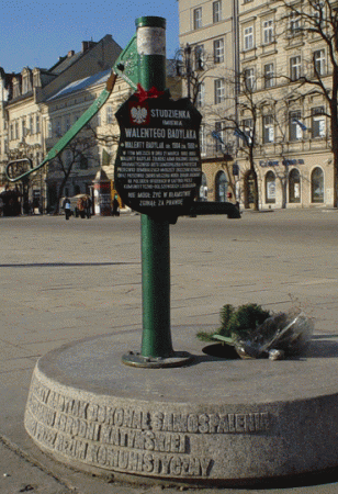 Momument aux victimes du communisme à Cracovie