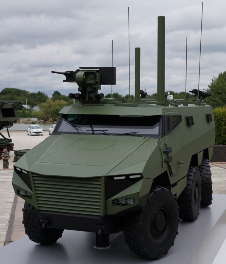 Maquette du Griffon (programme Scorpion)
