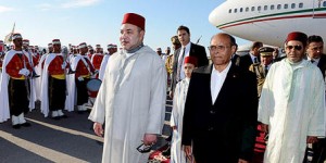 photo Mohamed VI en Tunisie