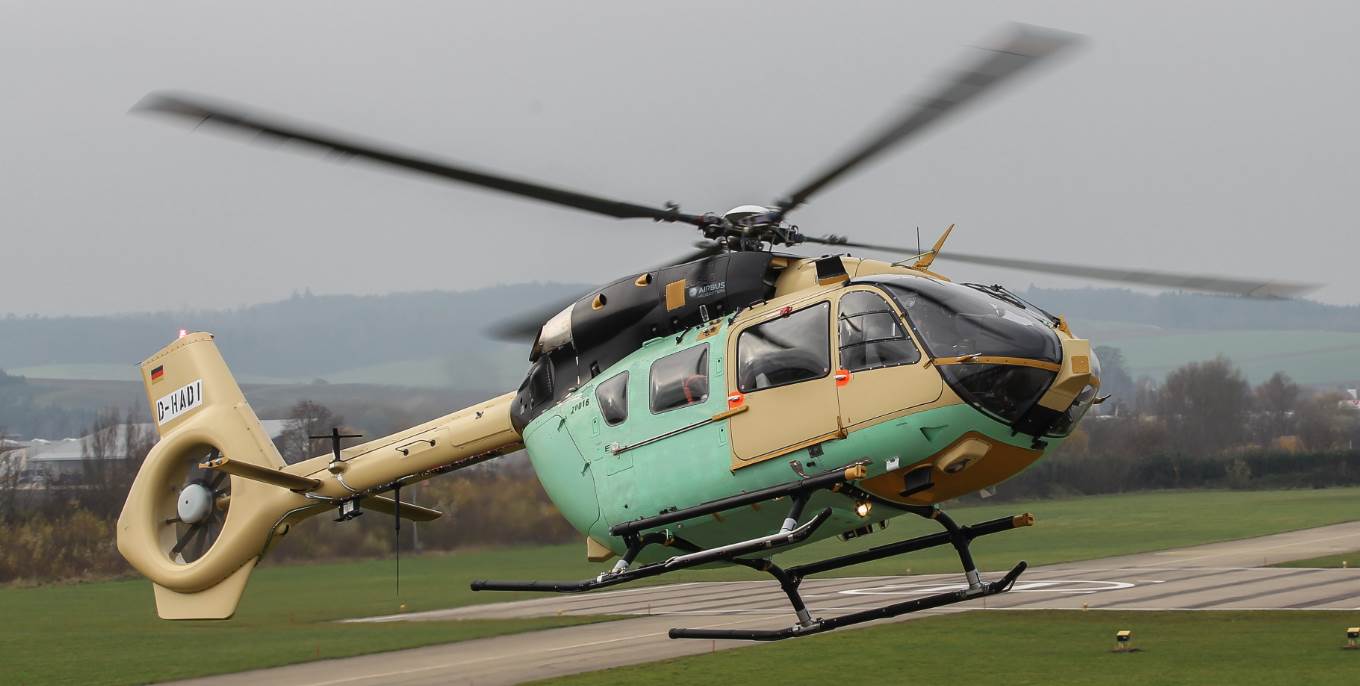 Premier vol réussi pour l‘EC645 T2 d’Airbus Helicopters