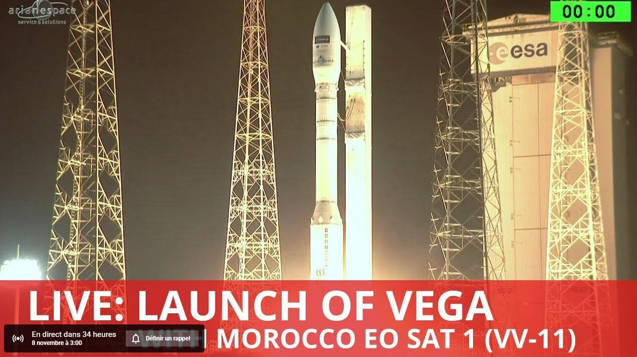 Le Maroc lancera le 8 novembre son premier satellite