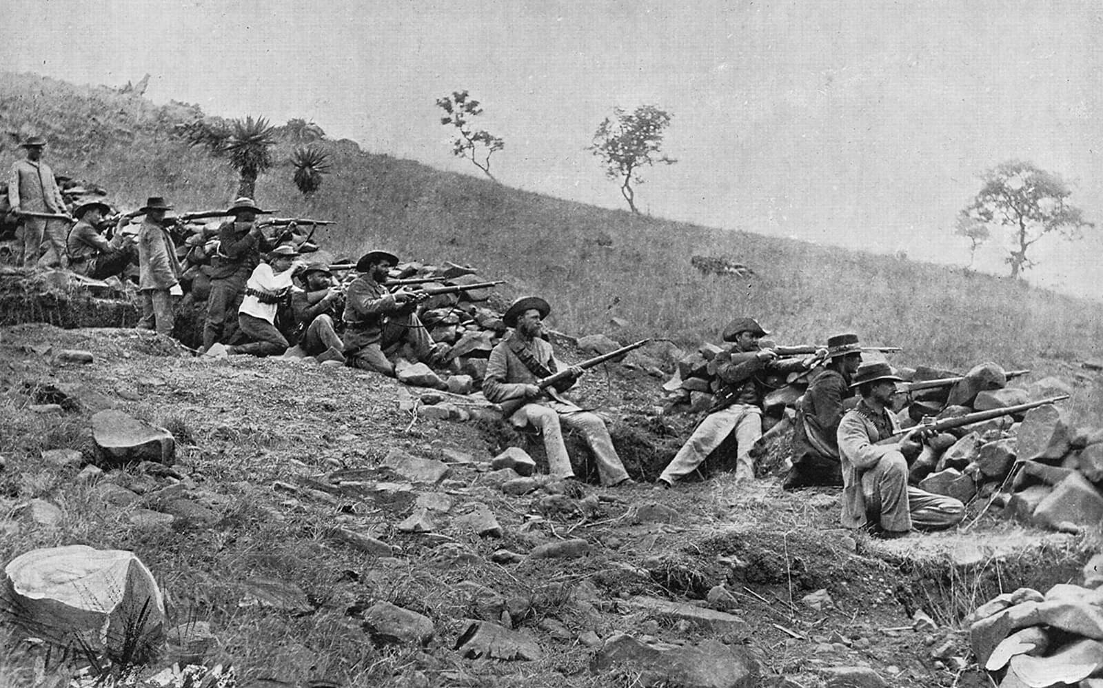 Cela s'est passé un 11 octobre - Chronique  culturelle -Histoire -  Boer-troops-battle-British-South-African-War
