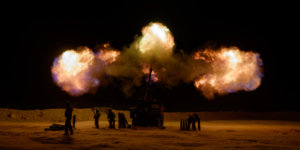 Tir CAESAR RTC de nuit