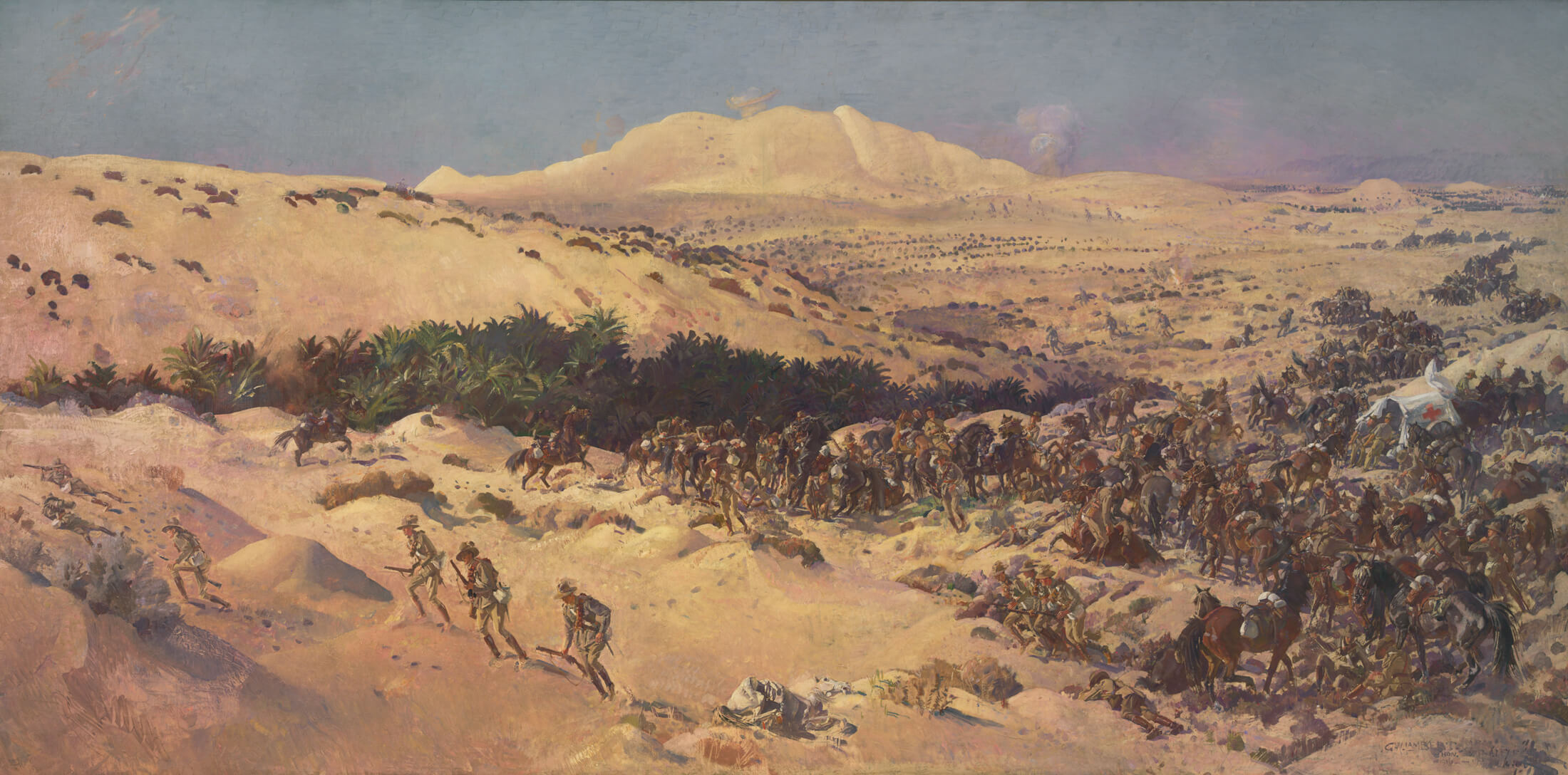 3-5 août 1916, la bataille de Romani, tournant de la guerre dans le Sinaï