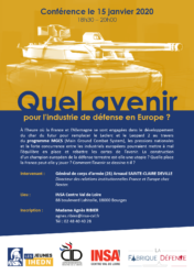 Quel avenir pour l'industrie de défense en Europe ? @ INSA Centre Val-de-Loire