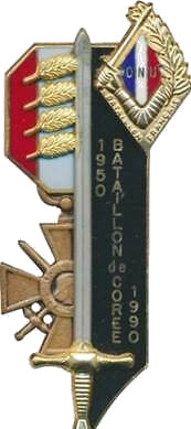 Le Bataillon Français de L"ONU en Corée -  BATAILLON-de-COREE-29%C2%B0-EMIA-palmes-dorees-Balme-2