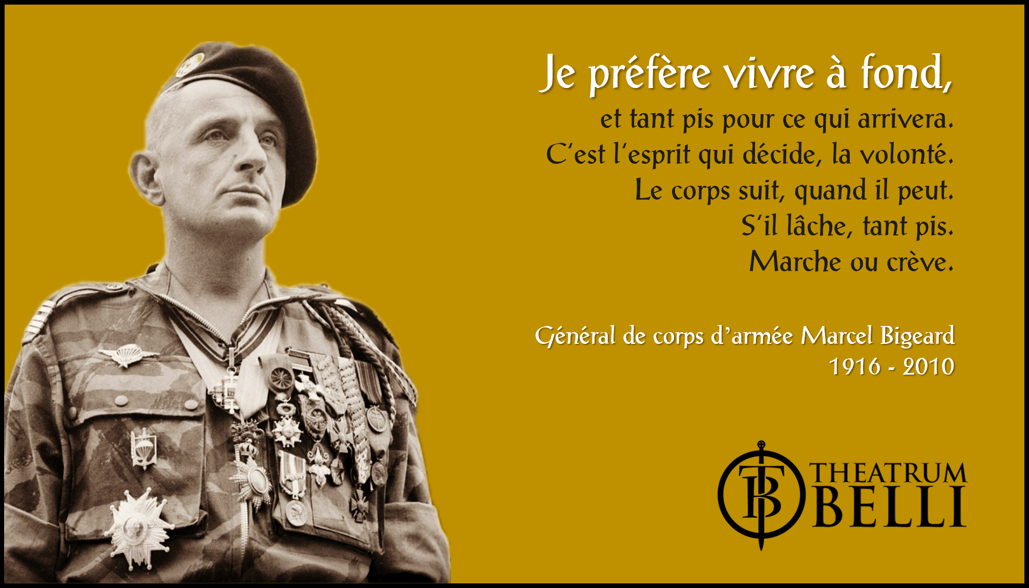 14 février 1916 : Naissance du futur général Marcel Bigeard (Indicatif Bruno)