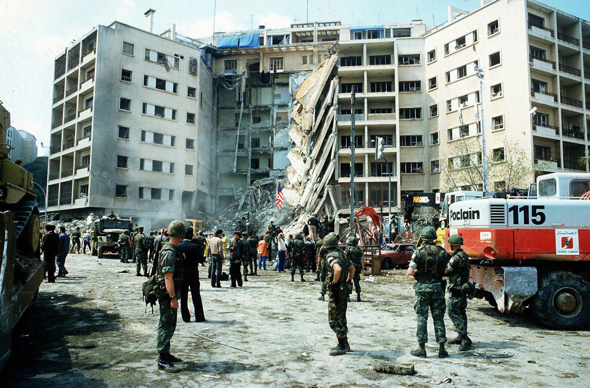 Cela s'est passé un 18 Avrll - Chronique culturelle - Histoire -  Beyrouth-18-avril-1983