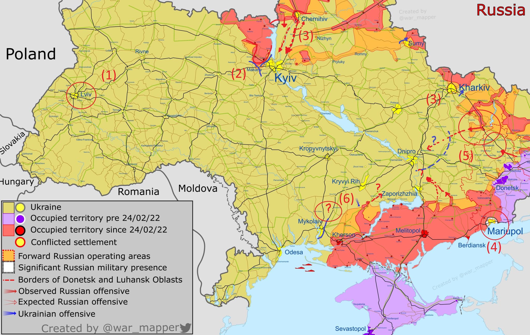 Ukraine 31 mars : le début de la fin à Marioupol ? Relance russe pour quelque jours en Donbass ?