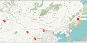 Carte URSS – CHINE
