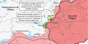 Situation dans le Donbass au 23 décembre 2022 (ISW)