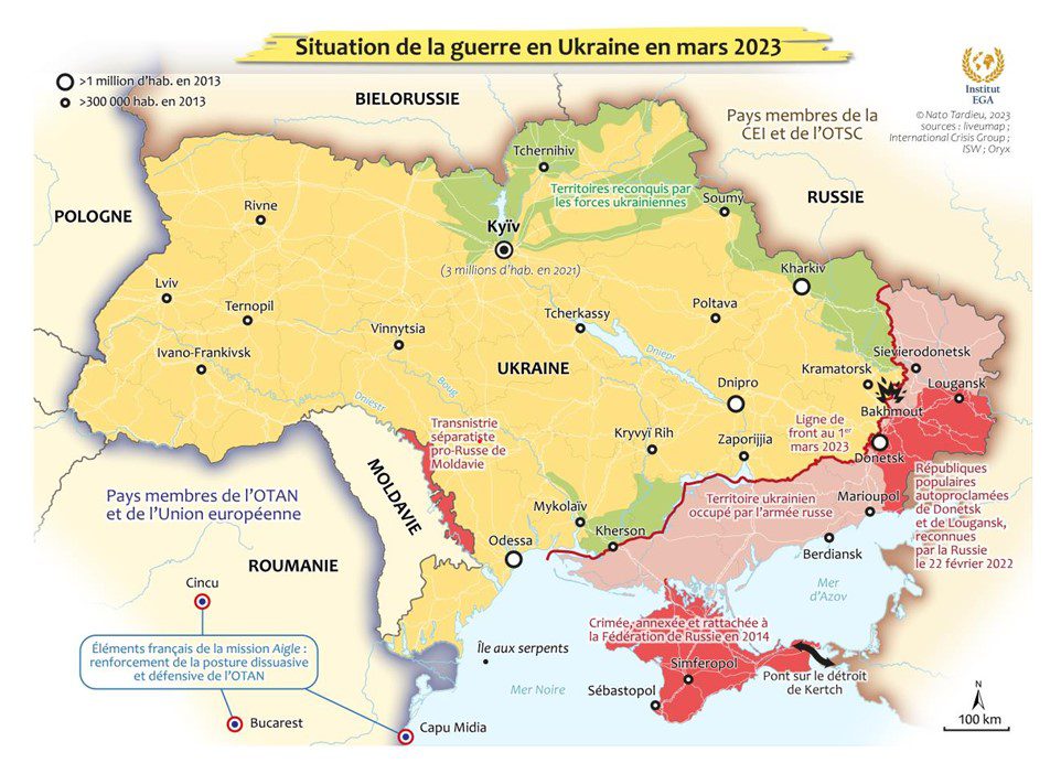 Atlas stratégique des armées françaises (Institut d’études de géopolitique appliquée – DGRIS, mars 2023)