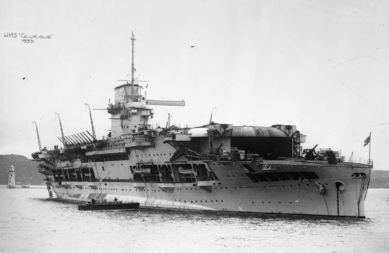 CELA S'EST PASSE UN 8 JUIN -  CHRONIQUE CULTURELLE - HISTOIRE  HMS_Glorious